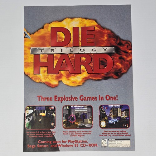Die hard trilogy playstation - die,